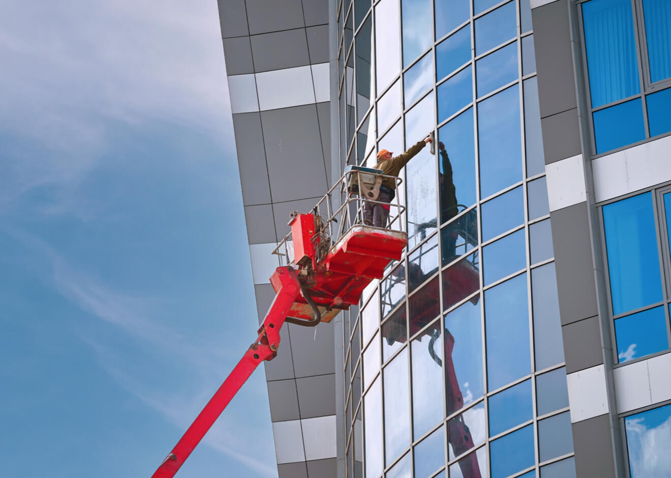 pulizia vetrate quota Bergamo